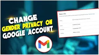 How to change gender privacy on Google account | TECH ON |