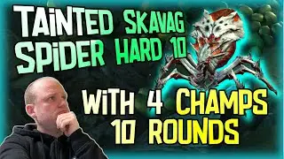 [RAID] ⚔ Tainted Skavag - Spider Hard 10 ⚔ | Only 4x Champs | 10-11 Turns |