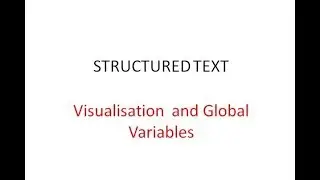 Structured Text#29 Visualisation with Codesys Global Variables