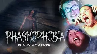 CaseOh plays PHASMOPHOBIA with Sketch and Jynxzi FUNNY MOMENTS
