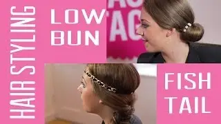 DIY Hair Tutorial | Fishtail & Low Bun