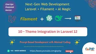 10 - Theme Integration in Laravel 12 | AI-Powered Bootstrap Setup Using ChatGPT