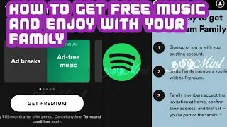 How to get ad free music and premium on Spotify, student account have special discount? In Tamil