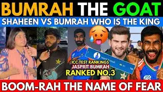 Jasprit Bumrah The Undisputed King🥵|🇮🇳Bumrah No.3 Shaheen 🇵🇰No.10 in Test Cricket