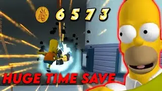 This Glitch SAVES 5 MINUTES OF TIME (Simpsons Hit & Run)