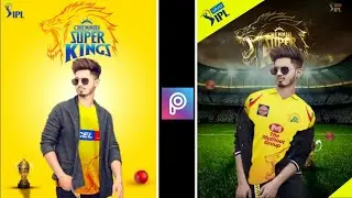 PicsArt IPL Team Photo editing tutorial 🤗 Vivo IPL Special Photo editing tutorial in PicsArt