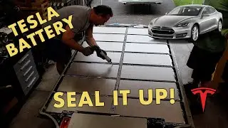 DIY Tesla Battery Repair: Installing the Battery Cover