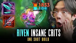 THIS BUILD IS SO FUN TO ONE SHOT | Riven CHINA Wild Rift 4.1a Gameplay #wildrift #wr #lolm #riven