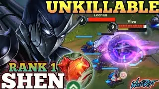 SHEN 100% TANK META BUILD! ANNOYING TANK DAMAGE MVP PLAY - TOP 1 GLOBAL SHEN BY Ylva - WILD RIFT