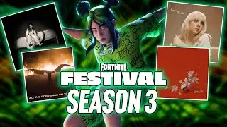 *BRAND NEW* Fortnite Festival Season 3 : BILLIE EILISH IS HERE! - Jam Track Review - Episode 8