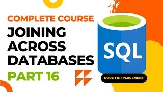 Joining Across Databases | SQL Complete Course 🔥 #16