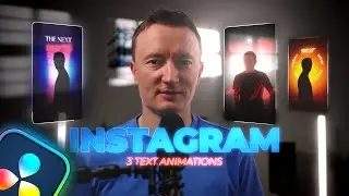 How to make Viral Instagram Text Animation in Davinci Resolve (3 Pro Techniques)