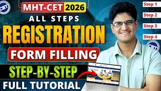 MHT-CET 2026 Registration Form Filling | Full Step By Step Tutorial | How To Fill CET Exam Form 2026