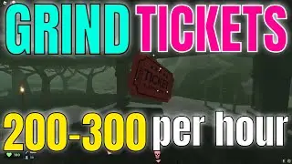 BEST LOW LEVEL TICKET GRINDING METHOD! HUNDREDS OF TICKETS | Evade