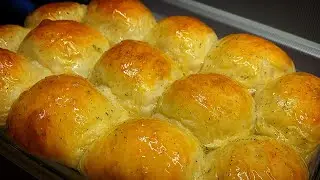 ЧЕСНОЧНЫЕ БУЛОЧКИ В ДУХОВКЕ ИЗ ДРОЖЖЕВОГО ТЕСТА