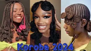 🔥TikTok Most Trending African Koroba Braided Hairstyles For Black Women 2024 | Latest Hairstyles #2
