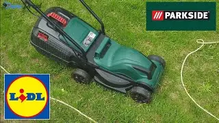 Parkside Electric Lawn mower PRM 1300 A1 - Lidl - unBoxing