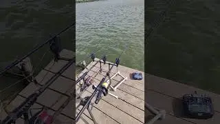завоз снасти корабликом с GPS Автопилотом #fishing  #карповый кораблик