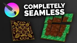How to Make Seamless Textures, Patterns and Tilesets in Krita - Digital Painting Tutorial