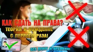 Как Сдать на Права Без ДЕНЕГ и БЫСТРО с Первого раза? Всё Про Автошколу, Экзамены в ГИБДД и т.д.