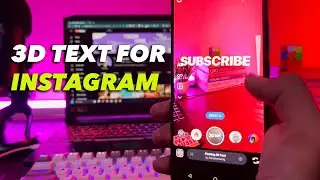 Instagram 3d Floating Text | Instagram Story Ideas
