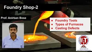 Foundry Shop-2: Foundry Tools|| Types of Furnaces|| Casting Defects