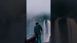 Risky Place in Jog Falls | Mungaru Male Shooting Spot | #shorts