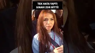 Gerçek Sınav-Rampada Stop Etti, Sınavı Zor Bitti.