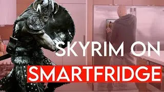 SKYRIM is actually coming to the Samsung SMART FRIDGE!
