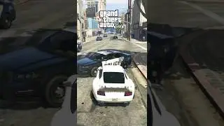POLICE Car VS Car in Gta game evolution #gta #noilyt