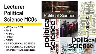 Lecturer Political Science MCQs Part - 4  || Methodology in Political Science || Political Thoughts