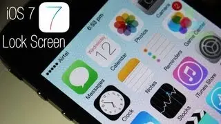 iOS 7 - Lock Screen