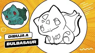 Comó dibujar a Bulbasaur de Pokemon | Paso a paso | Bilbasaur kawaii