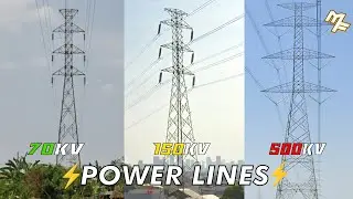 70kV, 150kV, 500kV POWER LINES IN INDONESIA🇮🇩 || PT2