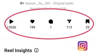 Instagram Reels Total View Detail Me Check Kaise Kare! Instagram View Reel Insights