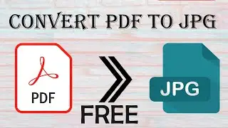 How To Convert Pdf To JPG Easily | Free