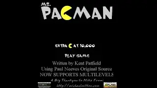 MS Pacman SWF [Level: 1-15] [Score: 98070]