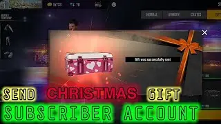 Send Christmas gift in subscriber account| @freefire | #CrestGamer