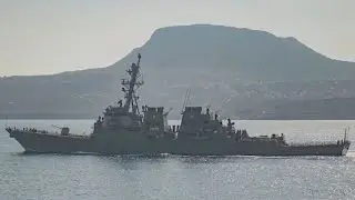 US Warship responds to attack in Red Sea