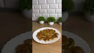 Яблочный десерт за 10 минут 🍏 #рецепт #еда #яблоки #десерт #тренды