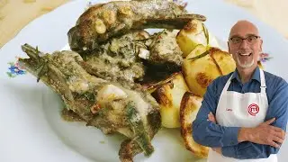 Agnello al Forno alla Romana con Patate - Ricetta Facile