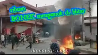 BONEK MENGAMUK DALAM LAGA PERSEBAYA VS AREMA di BLITAR