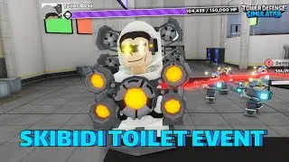 Дуо Skibidi toilet event | как я проходил skibidi event в tds | tower defense simulator | roblox