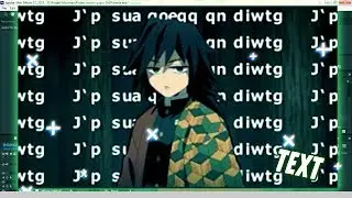 How random text AMV | Intro project file free | Tutorial