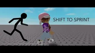How to Hold Shift to Sprint On Roblox Studio! Very Simple and Short!