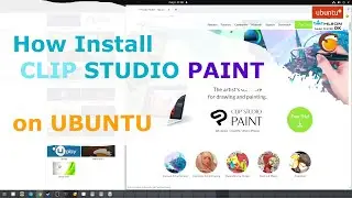 How To install Clip Studio Paint 1911 in 3 min on Ubuntu 20.04 Linux work with Huion pen Tablet Test