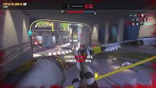Hanzo Epic Close Quarters Fight 3 Headshots 1 Scatter Kill! POTG Overwatch