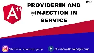 Angular 11 - @Injectable and ProviderIn in Service in Angular 11 