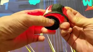 Wristband Night Safety LED Lights - it can curl up or stay straightened