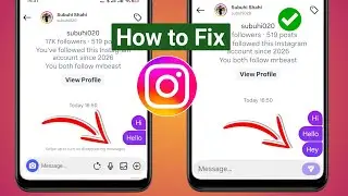 How to fix instagram message not sending problem 2026 |